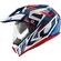 Kappa KV30R GRAYER Enduro Motorcycle Мотошлем White Blue Red