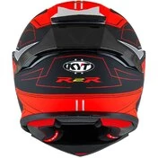 KYT R2R LED Matt Black Red Full Face Motorcycle Мотошлем