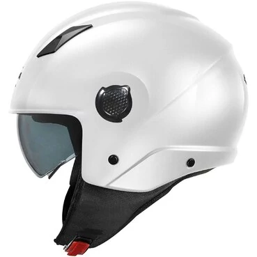 Kappa KV58 Glossy White Motorcycle Jet Мотошлем