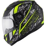 Kappa KJ04 EVO PROX Full Face Motorcycle Мотошлем Matt Black Yellow