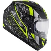 Kappa KJ04 EVO PROX Full Face Motorcycle Мотошлем Matt Black Yellow