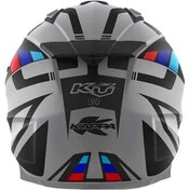 Kappa KV30R GRAYER Enduro Motorcycle Мотошлем Gray black