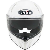 KYT R2R PLAIN Full Face Motorcycle Мотошлем White