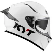 KYT R2R PLAIN Full Face Motorcycle Мотошлем White