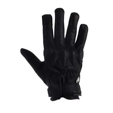 Helstons Wave Homme Air Ete Leather мотоперчатки Black Черный