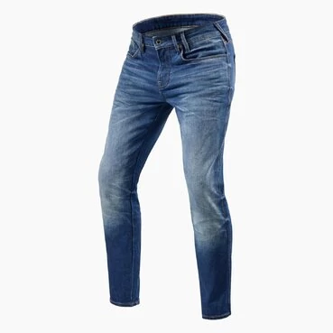 REV'IT! Jeans Carlin SK Mid Blue Used Синий