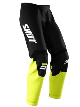 Shot Raw Burst Neon Yellow Black, Hi-Vis Yellow