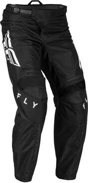 FLY Racing F-16 MX мотоштаны Black White Черный