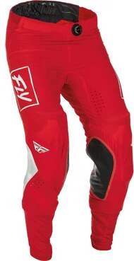 FLY Racing Lite мотоштаны Red White Белый