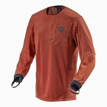 REV'IT! Sierra Borgondian Red Motorcycle Shirt