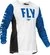 FLY Racing Kinetic Wave Jersey White Blue Белый