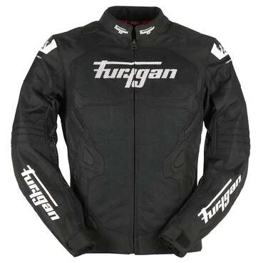 Furygan Atom Vented Evo мотокуртка Black White Черный