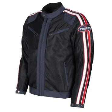 Helstons Pace Air Mesh Fabric мотокуртка Blue Red White Красный
