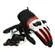 Dainese Mig 3 Unisex Black White Lava Red Черный