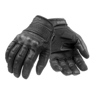 Pando Moto Onyx Black 01 Leather Motorrcycle мотоперчатки Черный