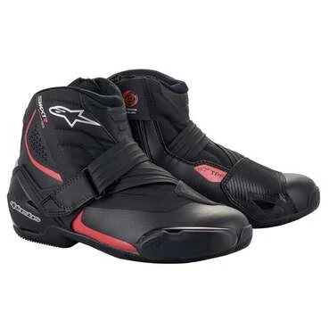 Alpinestars SMX-1 R V2 Black Red мотоботы Черный
