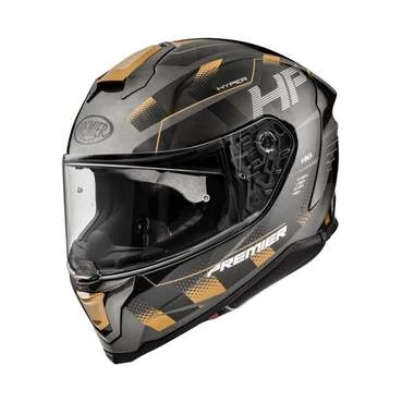 Premier Hyper Hp19 Full Face Мотошлем Black, Gold, Grey