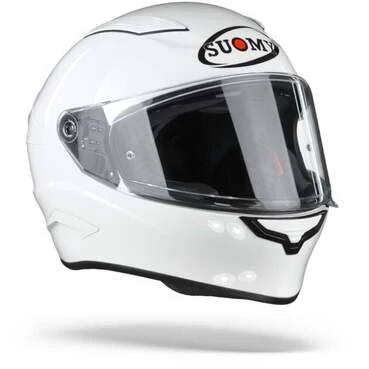 Suomy Speedstar Plain White Full Face Мотошлем Белый