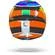 AGV K1 Replica Rodrigo Full Face Мотошлем Разноцветный