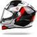 Suomy Speedstar Airplane White Red Full Face Мотошлем Черный