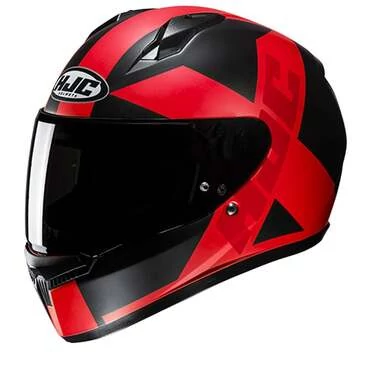 HJC C10 Tez Black Red Full Face Мотошлем Черный
