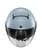 Shark Shark Nano Blank Pearl Blue B07 Jet Мотошлем Синий