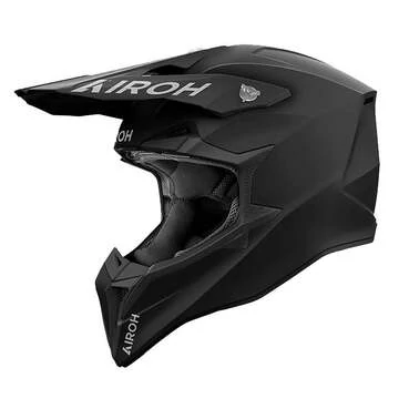 Airoh Wraaap Black Matt Offroad Мотошлем Черный