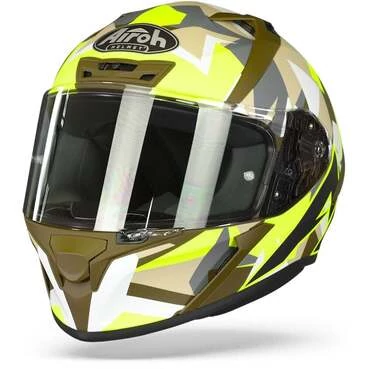 Airoh Valor Army Matt Full Face Мотошлем Зеленый