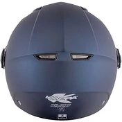 Kappa KV28S Jet Motorcycle Мотошлем Single Color Blue