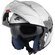 Kappa KV50 B Solid White Modular Motorcycle Мотошлем