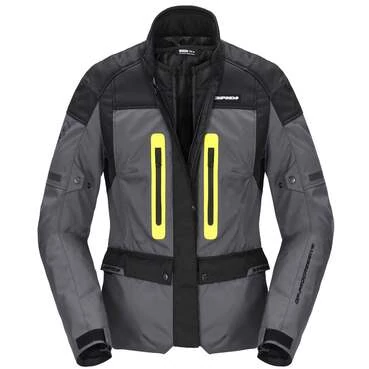 Spidi Traveler 3 мотокуртка Lady Fluo Yellow Black, Grey, Yellow