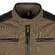 Helstons CRUISER Cuir-Tissu Nylon мотокуртка Khaki Brown, Green