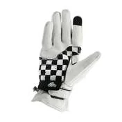 Helstons Line Ete Leather мотоперчатки White Черный