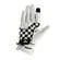 Helstons Line Ete Leather мотоперчатки White Черный