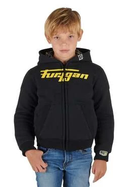 Furygan luxio мотокуртка Kid Black Fluo Yellow Черный