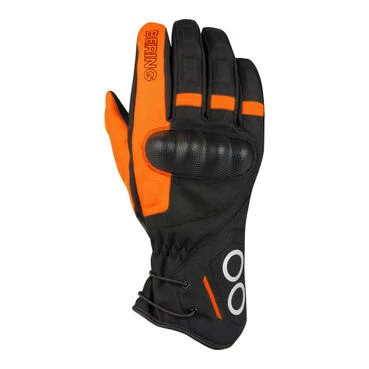 Bering Zephyr мотоперчатки Black Orange Черный
