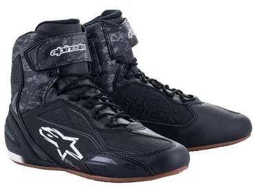 Alpinestars Faster-3 мотоботы Black Dark Gray Gum Черный