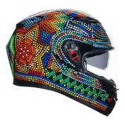 AGV K3 E2206 MPLK Full Face Helmet Rossi Winter Test 2018