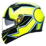 AGV K3 E2206 MPLK Full Face Helmet Rossi Wt Phillip Island 2005