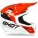 SHOT Furious Chase Red White Glossy Offroad Мотошлем Черный