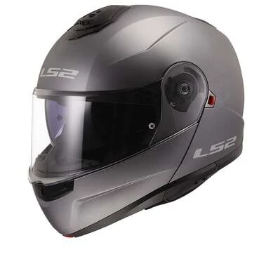 LS2 FF908 Strobe II Matt Titanium 06 Modular Мотошлем Серый