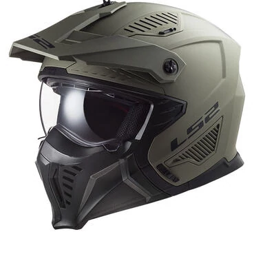 LS2 OF606 Drifter Solid Matt Sand 06 Multi Мотошлем Зеленый