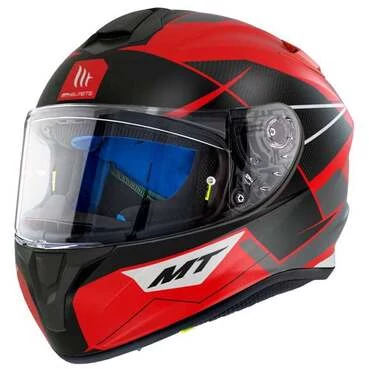 MT Helmets Targo Podium Full Face Helmet Matt Pearl Red