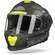 SMK Titan Firefly Black Full Face Мотошлем Black, Grey, Yellow