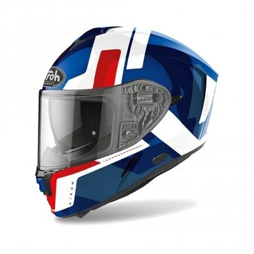 Airoh Spark Shogun Blue White Full Face Мотошлем Белый