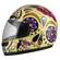 NZI Activy 3 Full Face Helmet Glossy Mexican Skulls