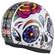 NZI Activy 3 Full Face Helmet Glossy Mexican Skulls