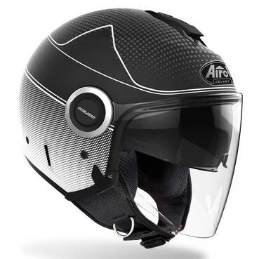 AIROH Helios Map Open Face Helmet Черный