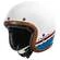 Helstons Evasion Carbon Fiber White Blue Red Jet Мотошлем Красный