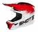 SHOT Furious Kid Versus White Red Glossy Offroad Мотошлем Черный